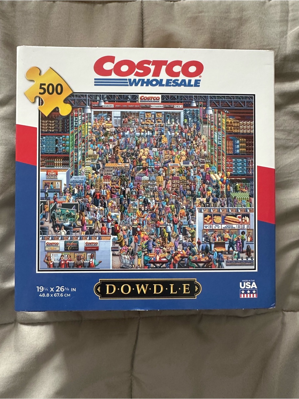 Brand New Costco Wholesale 500-Piece Jigsaw Puzzle - Colorful Multicolor